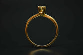 Eloise 14k Yellow Gold Solitaire Ring